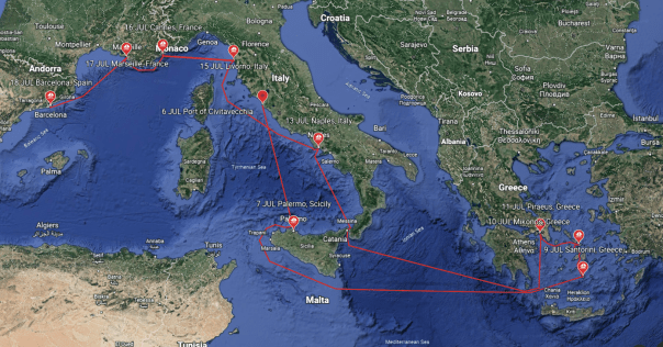 Disney Magic Mediterranean Cruise 2022